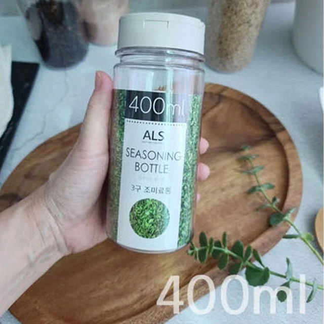 투명 양조절 3구 조미료통 400ml 양념 후리카케 소분