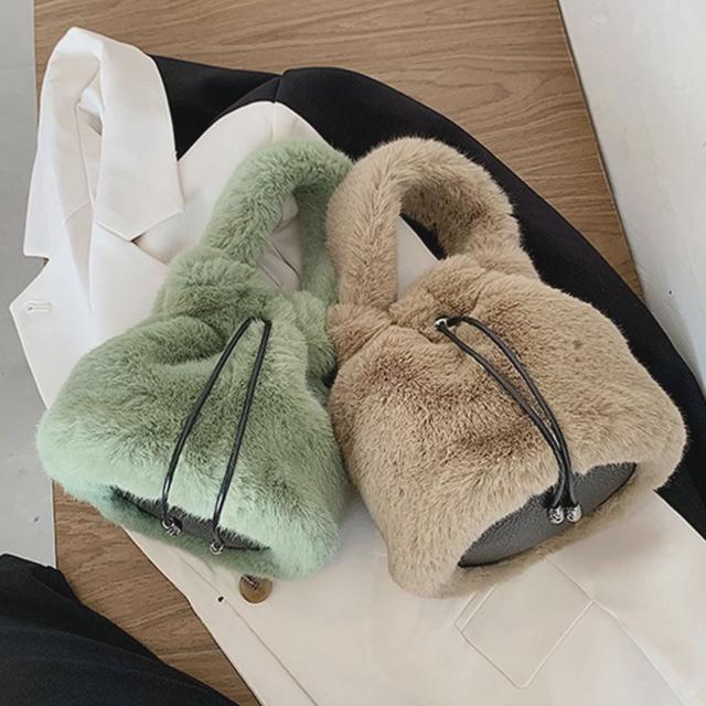 뽀글이 여성 버킷 토트백 쇼퍼백 패션가방 복조리백