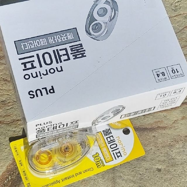 플러스 딱풀 대용 재점착 풀 테이프 10개입 - 양면 테이프