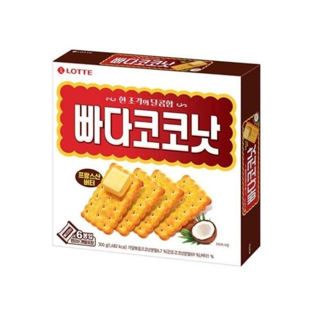 (롯데) 5000 빠다코코낫 300g 6봉 (12개입)