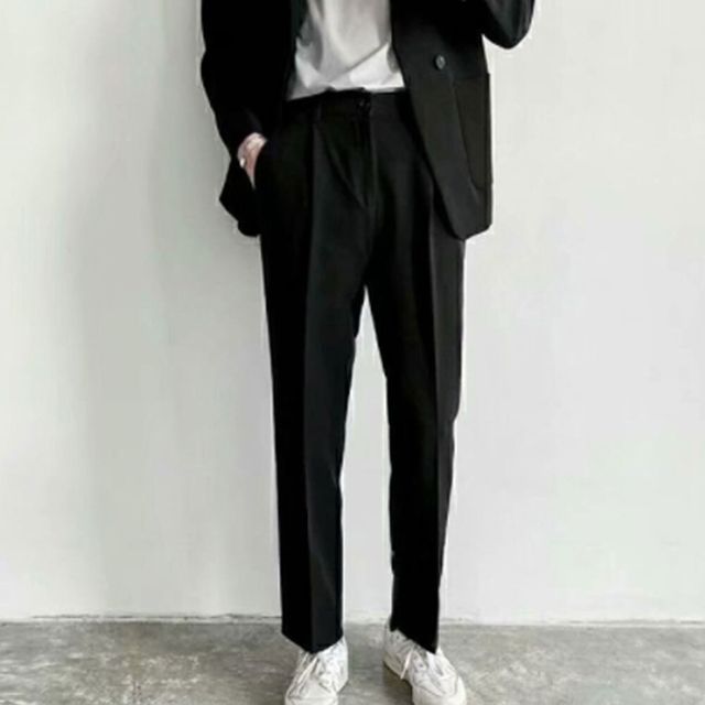 봄 가을 남성 캐주얼 3컬러 와이드핏 슬랙스 바지
