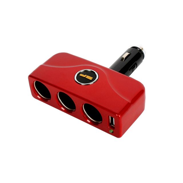 퍼스트 USB 다이렉트 3구 멀티 소켓 실버