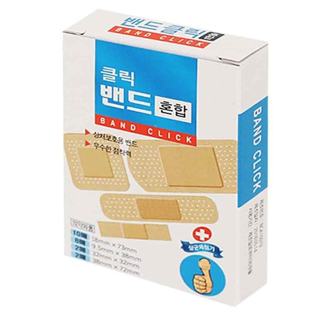 밴드 22매 상처보호밴드 휴대용밴드 혼합상처밴드 구급밴드