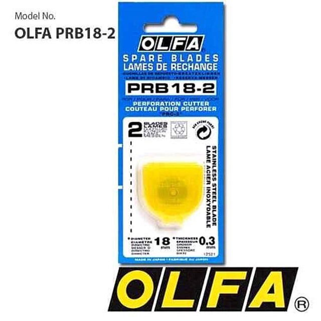 올파 OLFA 점선커터칼 18mm 전용 점선커터날 회전칼날