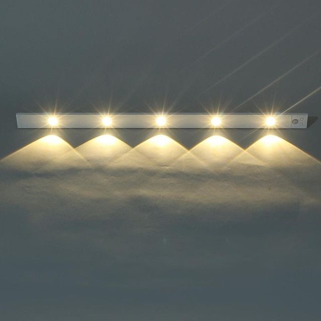 USB충전 무선 LED 센서등 (60cm 화이트)