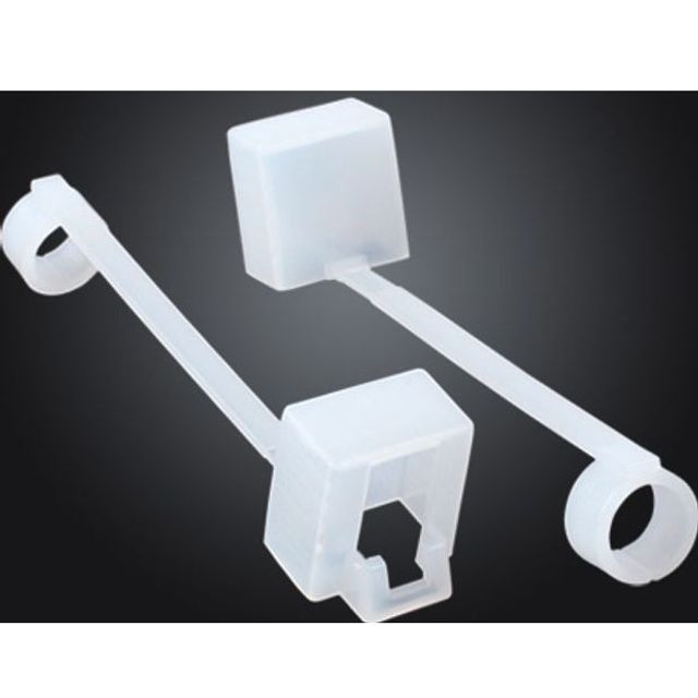 RJ 45 플러그 가이드 일체형 보호커버 클리어 낱개