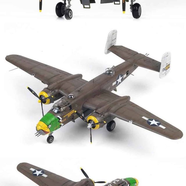 B-25D 태평양전선 프라모델전투기 디오라마제작 비행기만들기