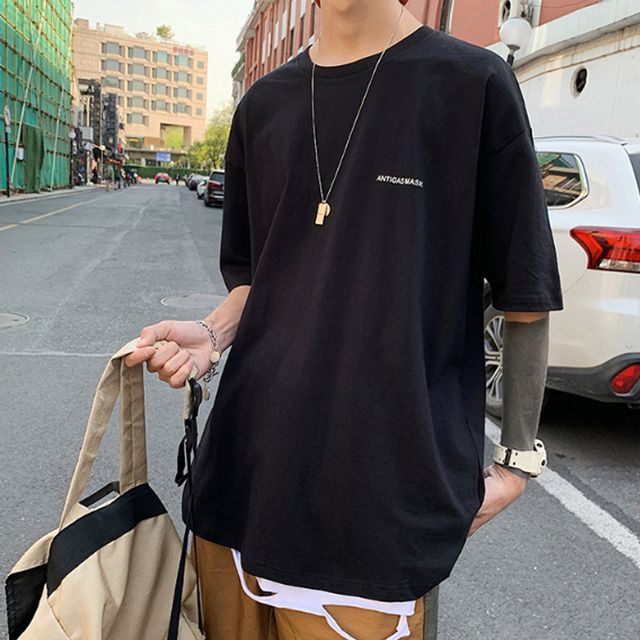 데일리 남성 여름 휴가 바닷가 여행 반팔 티셔츠