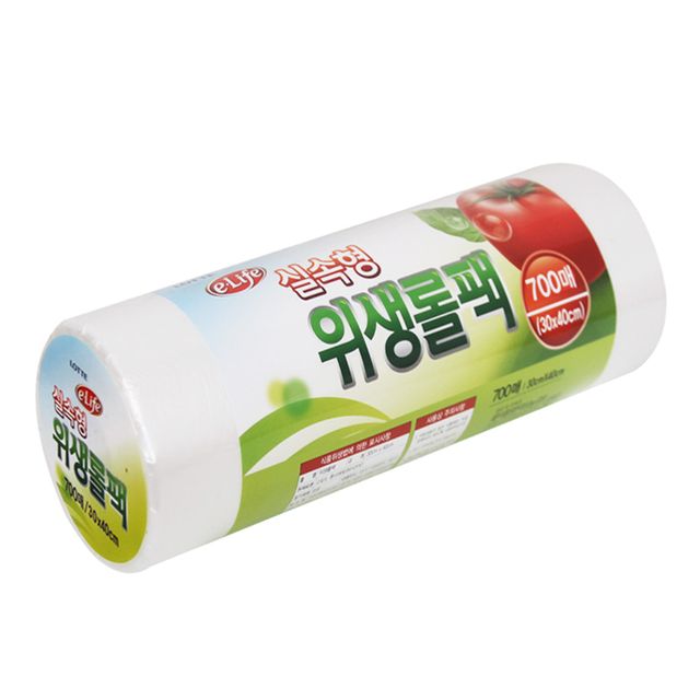 혜명몰 롯데위생롤백(실속형)30x40x700매 냉동비닐 포장비닐 식품비닐 봉투 식품포장비닐