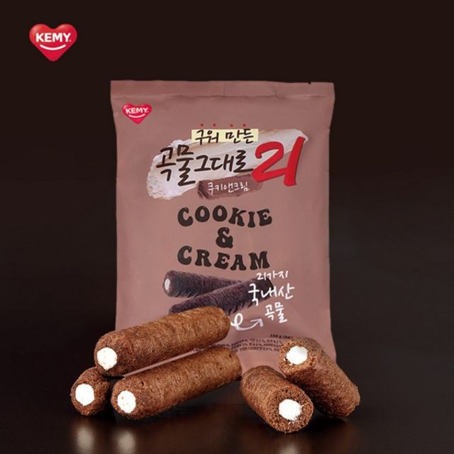 구워만든곡물그대로21 쿠키앤크림 150g 개미식품