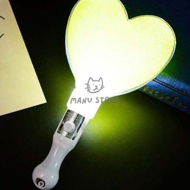 LED야광봉 led응원봉 LED 하트 야광봉 옐로우