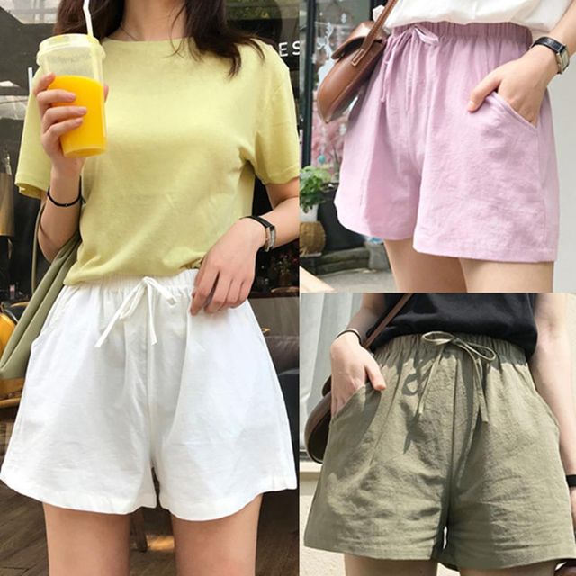 신상 5부바지 짧은바지 면 여자반바지 여름 3부팬츠