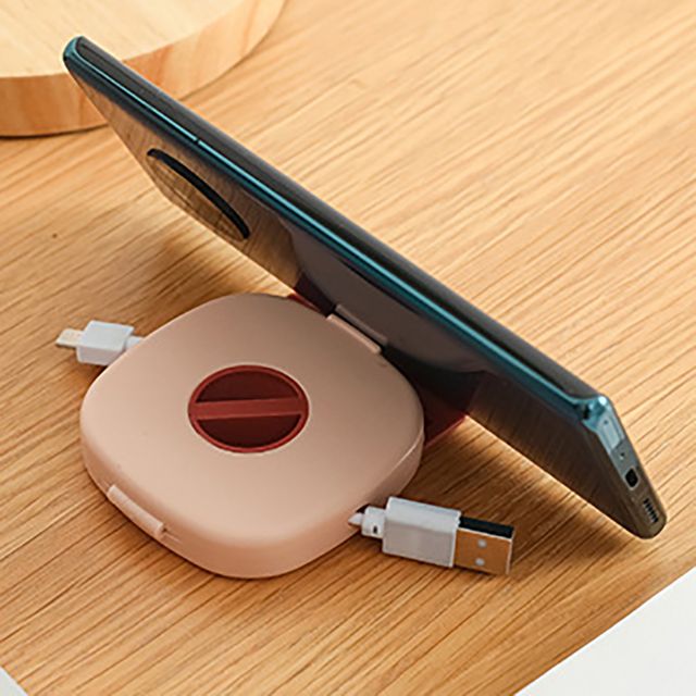 메이벨 선정리 케이스 휴드폰거치 USB 줄감개