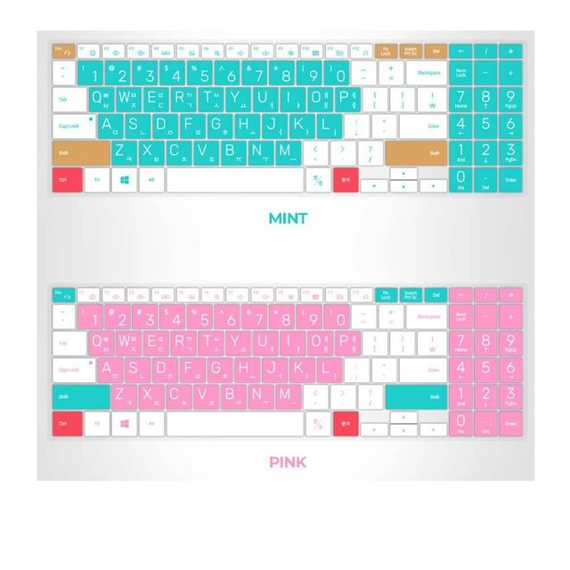 TBZ 삼성 플러스2 NT551XDA 노트북 마카롱 문자키스킨