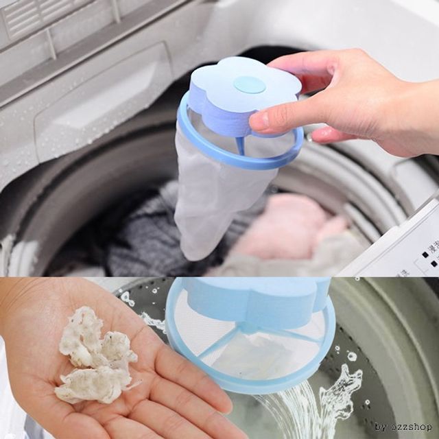 빨래쥬아 재고정리 거름망 망 기 플라워 세탁 먼지필터