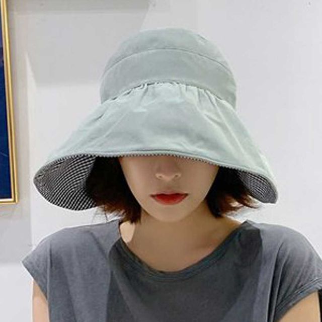 넓은챙 양면썬캡 자외선차단 등산 캠핑 피부보호 모자
