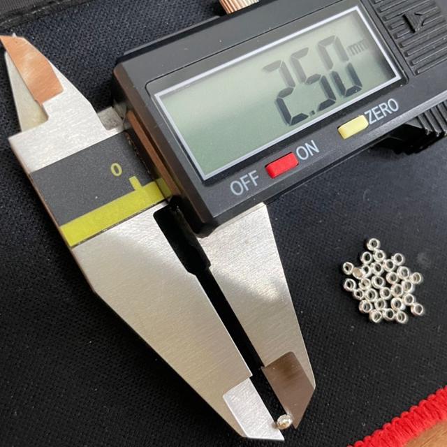 공예부자재 비드팁 누름볼 실버 2.5mm