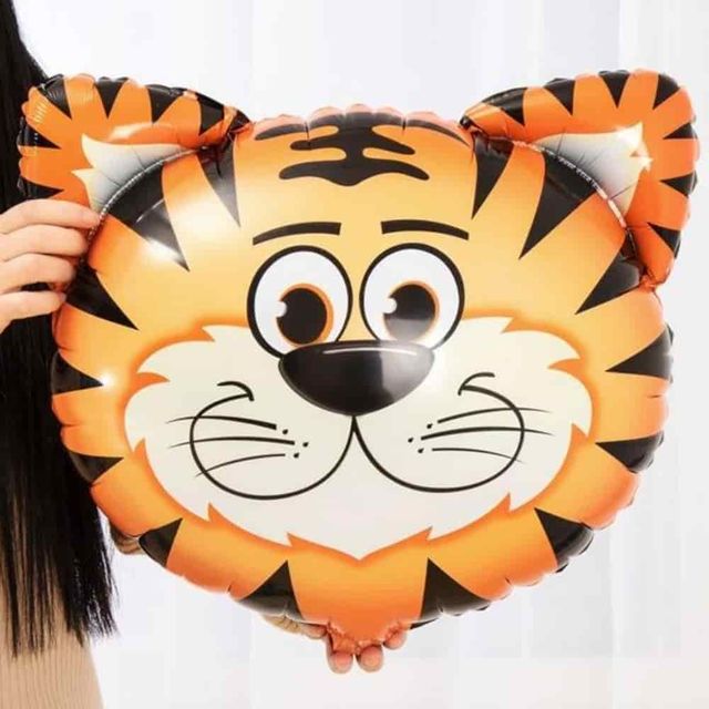 호랑이 풍선 40cm 호일풍선 포토존풍선 장식용풍선 홈파티풍선