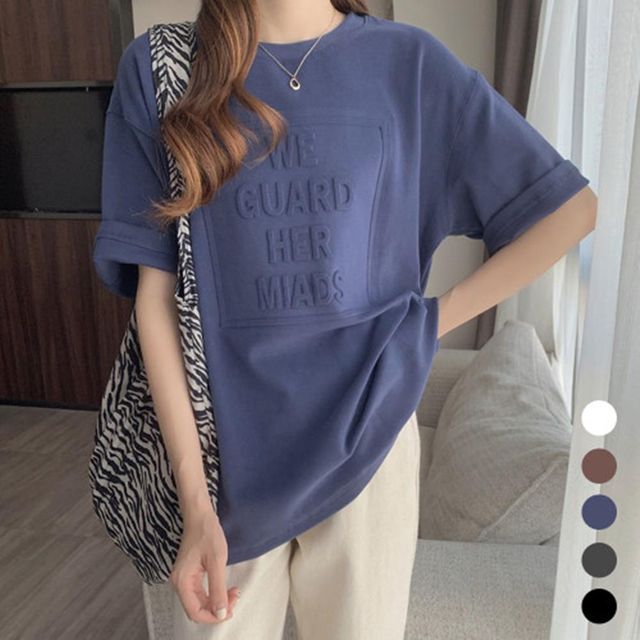 직장인 여성의류 라운드티셔츠 티셔츠 긴팔 40성
