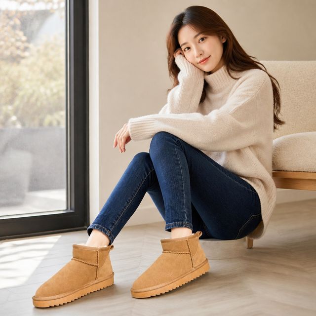 여자 털신발 방한화 패딩 겨울 여성 보온 신발 아웃도어 방한 부츠