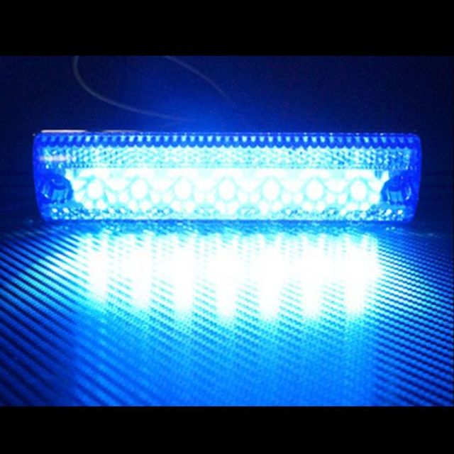 LED 사이드 램프 차폭등 윙바디 사이드 마커 블루 24V