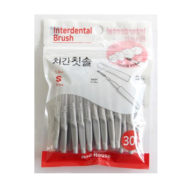 덴탈 프리미엄 치간칫솔 I형 30p (S) 1.0mm