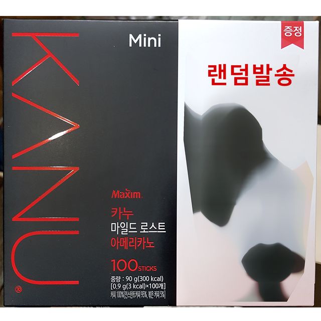 카누 아메리카노 마일드 로스트 0.9g x 100T X4