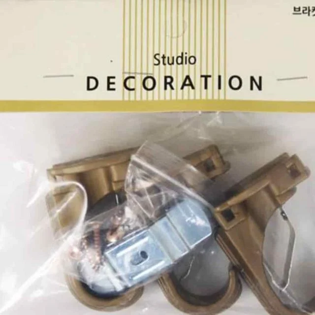 커텐브라켓 25mm 3p 커튼거치대 커튼봉걸이 셀프커튼설치 원룸커튼설치