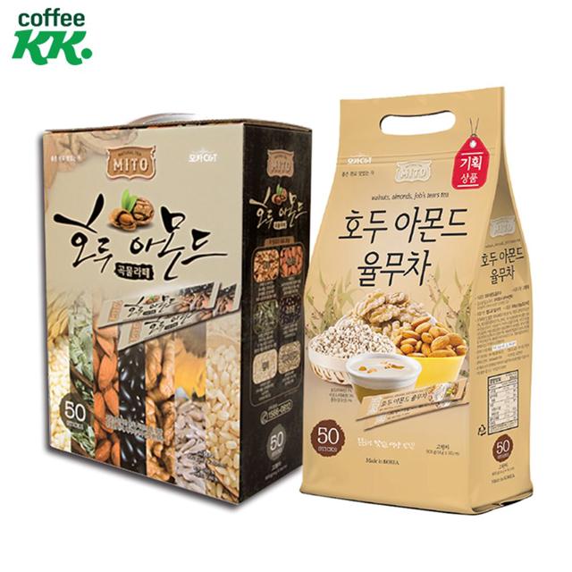호두 아몬드 율무차 50T+ 호두 아몬드 곡물라떼 50T