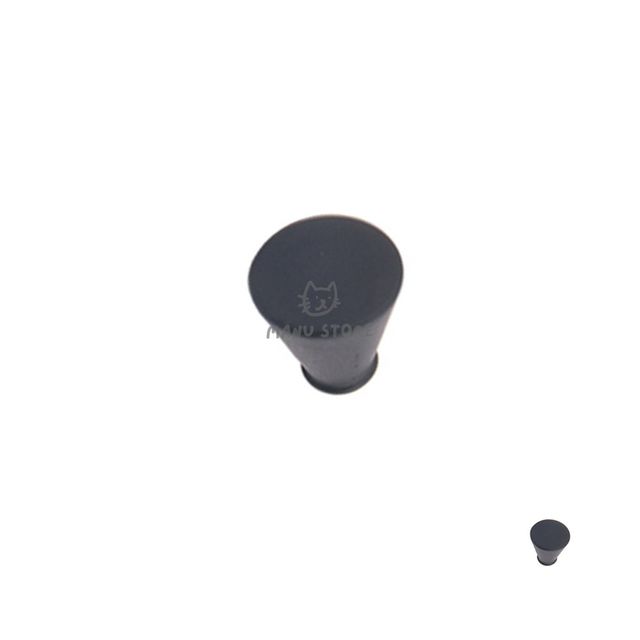 가구손잡이 20mm 흑색, 장롱문고리 싱크대 문짝 손잡이 1구
