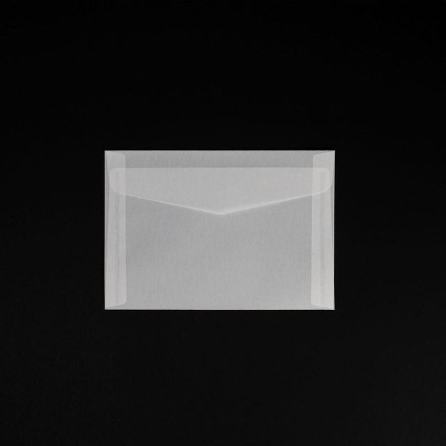 반투명 트레이싱 엽서 봉투 직사각 16x11cm 1매