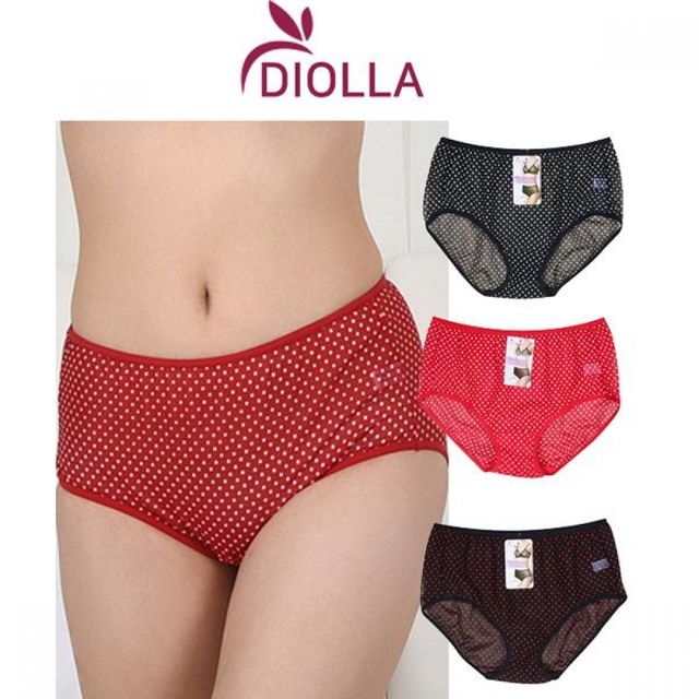 OLla 흰도트레드 여성속옷 여성트렁크 여자트렁크 여성용 여자사각 여성사각