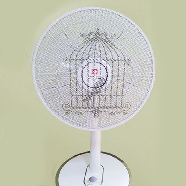 고급 디자인 원단 여름 선풍기 안전 보호 커버