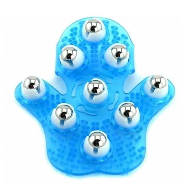 손바닥 볼 마사지 글러브, 장갑형 구슬 지압