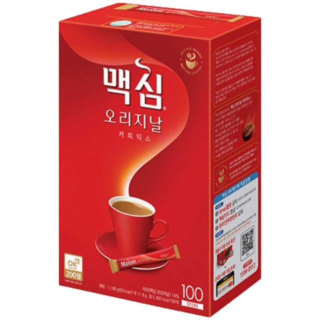맥심 오리지날 커피믹스 100T 1박스