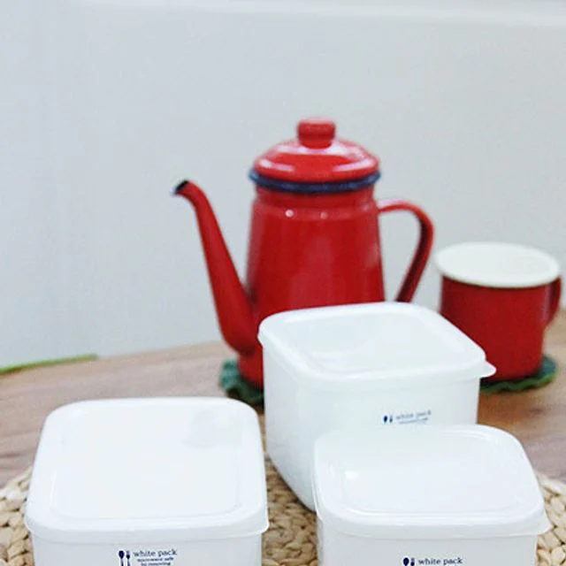 일본산 에리카 밀폐용기 3size로 깔끔한 냉장고 정리