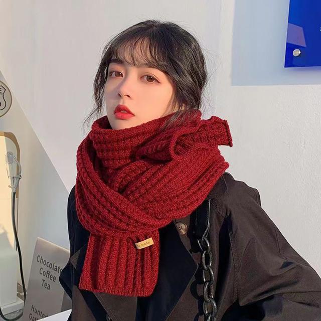 남여공용 도톰 니트 머플러 보송보송 목도리