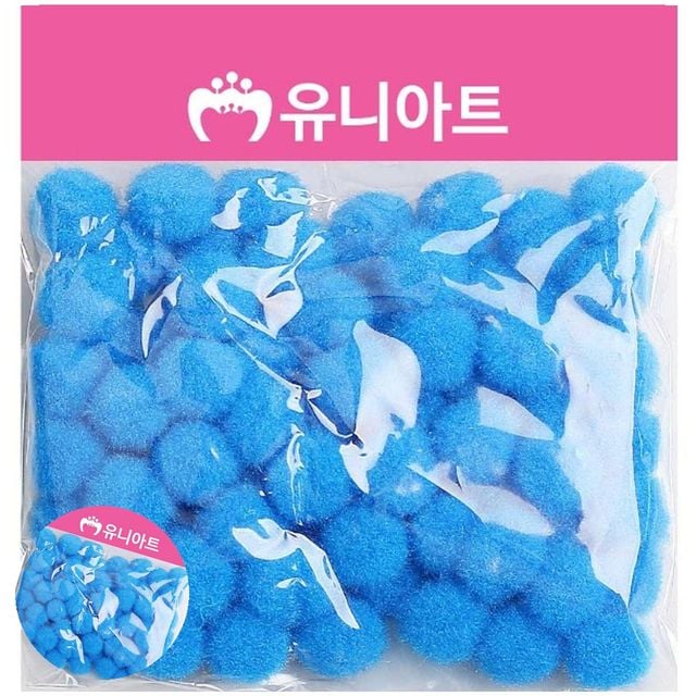 퐁퐁이 방울폼폼이 퐁퐁 15mm 파랑