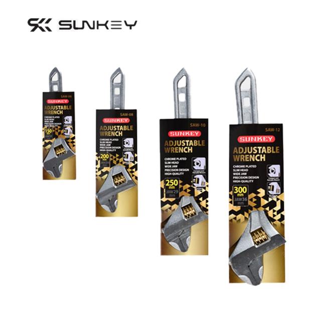 만능렌치 볼트너트 6인치 레버조절 SUNKEY 몽키스패너