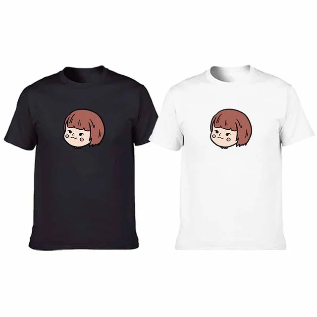zezebaby1 디지털프린팅 면티 커플반팔티 오버핏