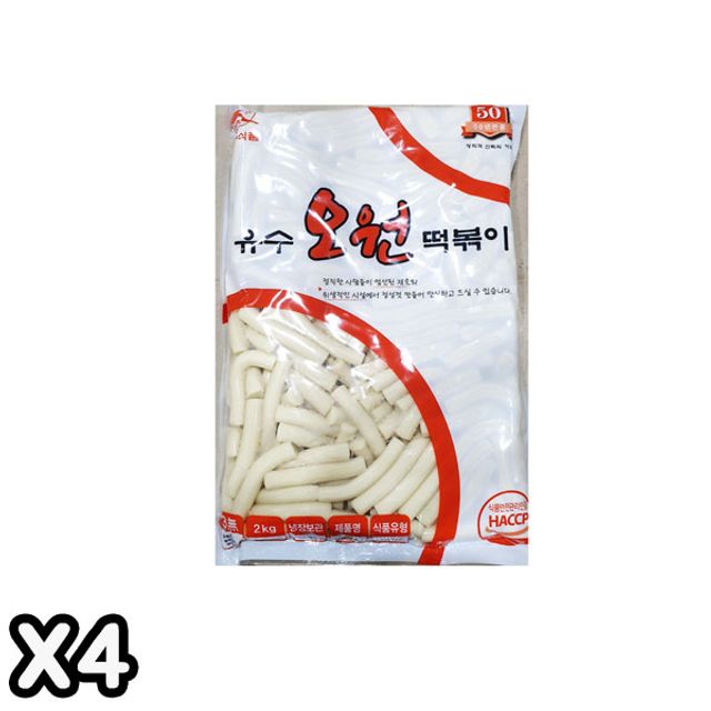FK 밀떡볶이떡(유수식품 오원떡 2k) X4