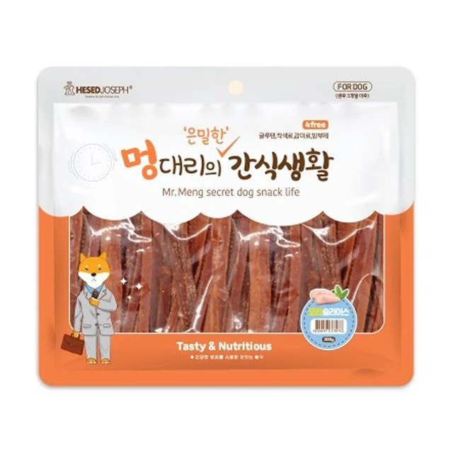 멍대리의 강아지 간식생활 은밀한 300g 오리슬라이스