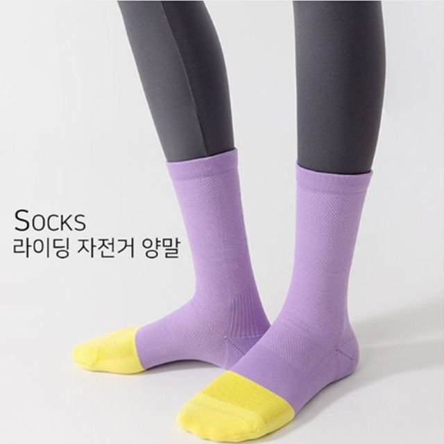 반사 기능성 자전거 라이딩 양말 남녀공용 운동 러닝 등산용