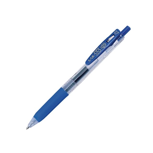 제브라 사라사 클립펜 0.7mm 청색 - 선명하고 부드러운 필기