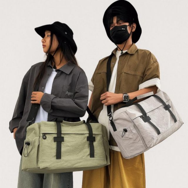 경량 여행용 보스턴백 캐리어 결합형 운동 가방 보조