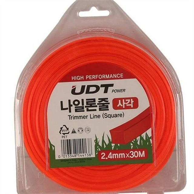 예초기 나일론 줄 예초기 나일론 날 나일론용 사각줄 제초기 교체줄 사각 작업용 논밭 용품 관리 정원 공구