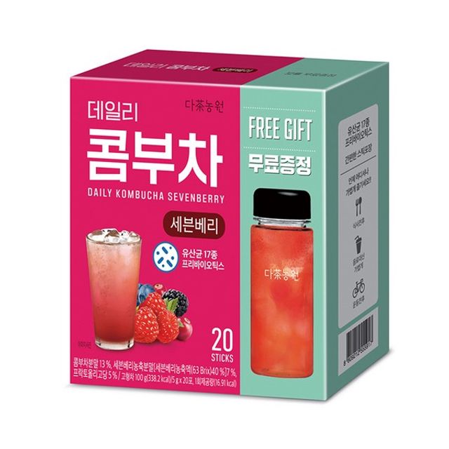 데일리 콤부차 세븐베리 5gx20T 다농원