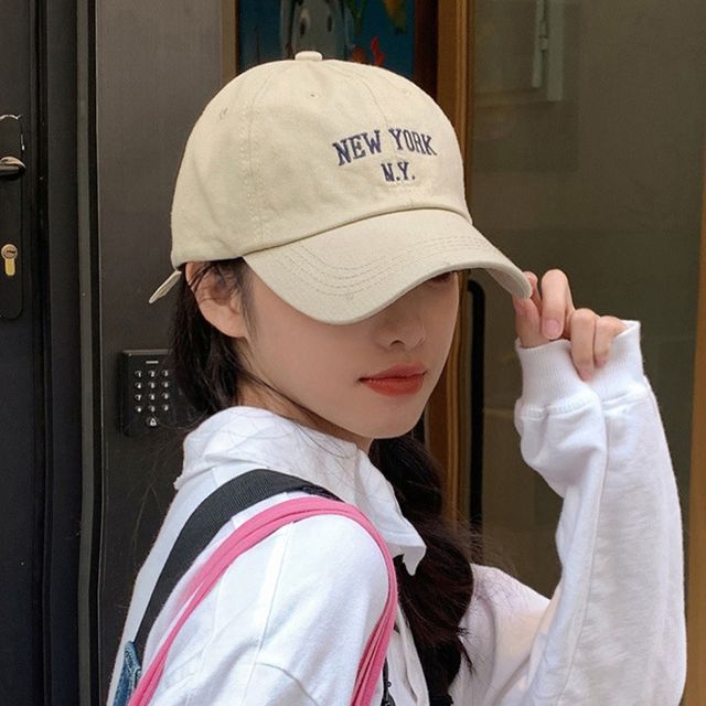 캐주얼 뉴욕 레터링 볼캡 7컬러 1P 남녀 패션 캡모자