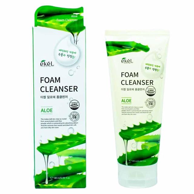 이켈 알로에 폼클렌저 180ml 보습 탄력 828539