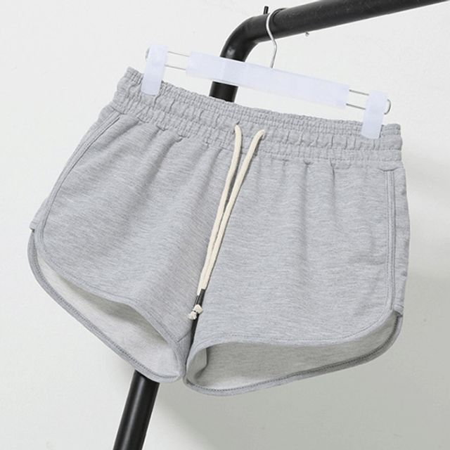 여성 3컬러 홈웨어 데일리 밴딩 반바지
